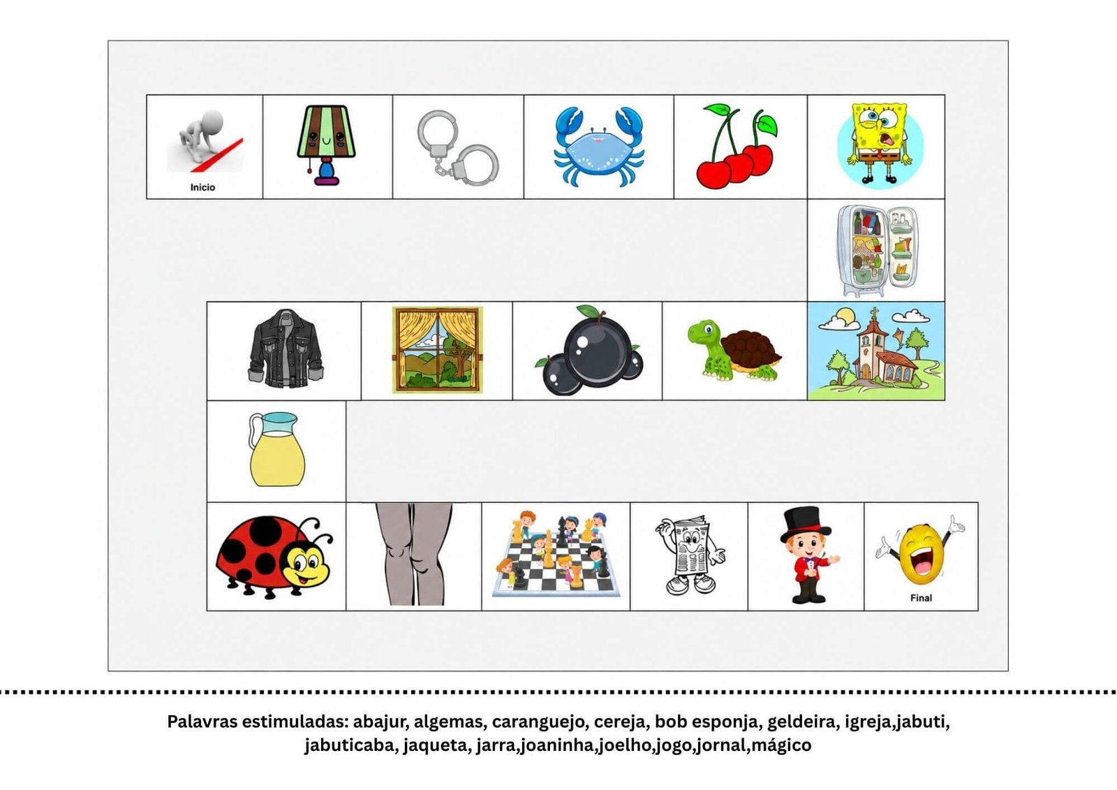 Jogo de tabuleiro do _j